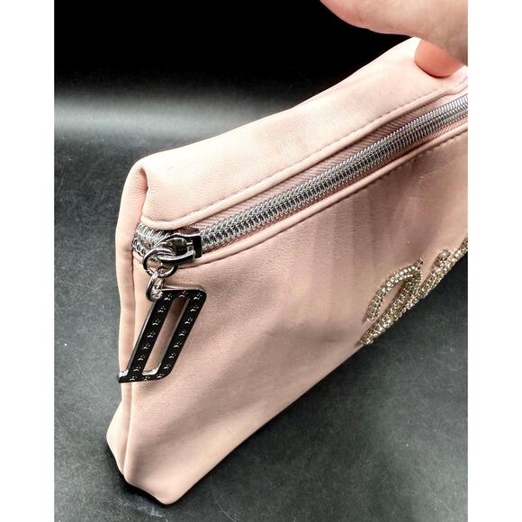 Christian Dior Baby Pink Beaded Makeup Cosmetic Bag Official Not A Reproduction! - Picture 8 of 10